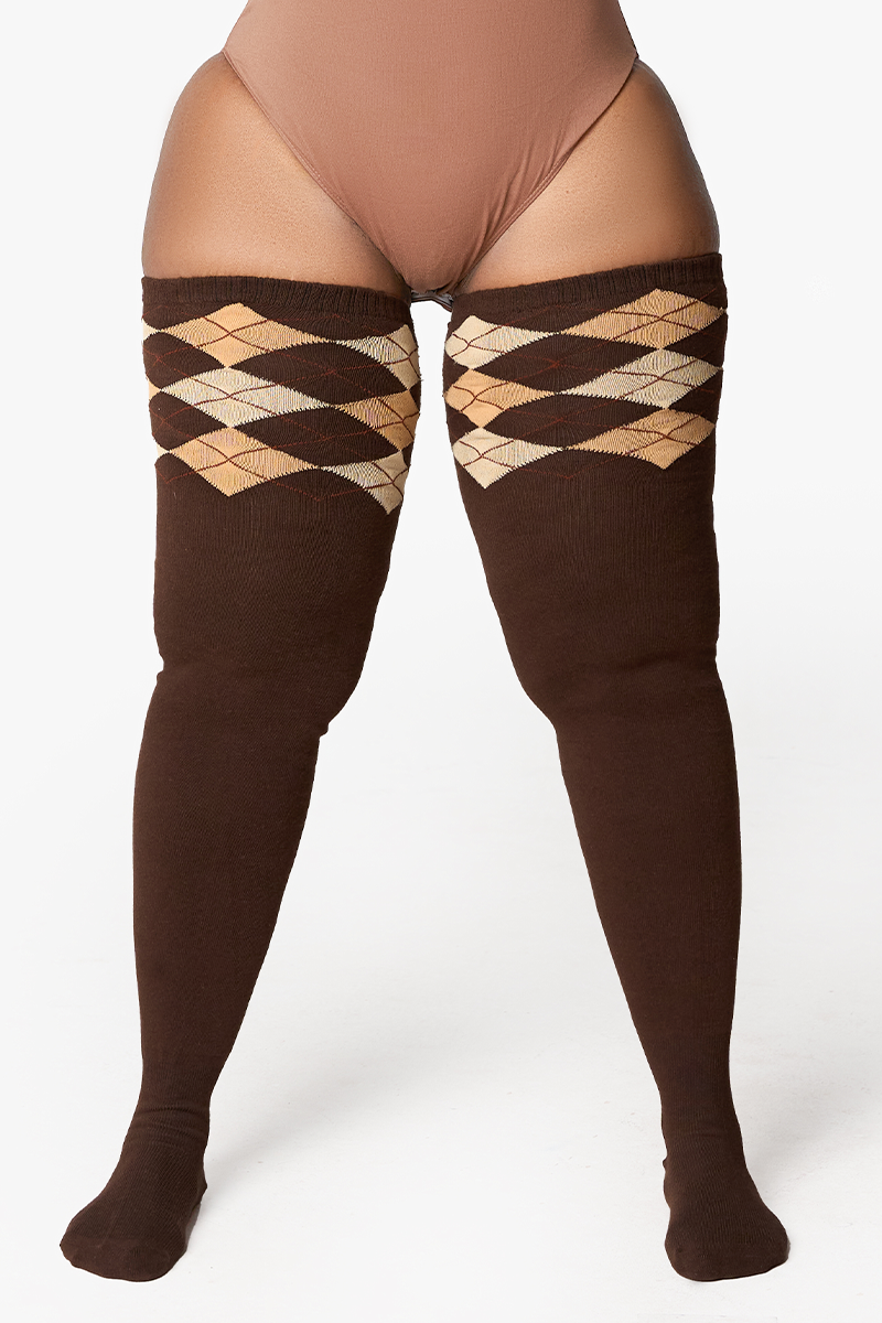 Thunda Tūbbies - Argyle - Chocolate Truffle