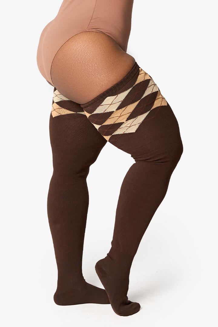 Thunda Tūbbies - Argyle - Chocolate Truffle