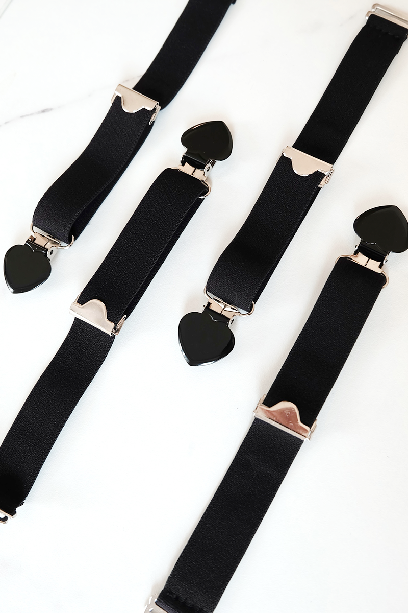 Heart Clip - Black