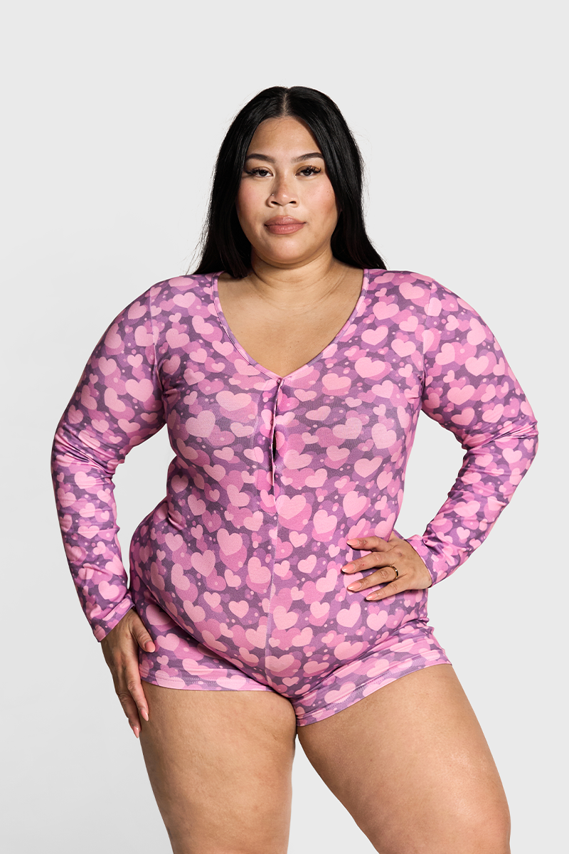 Onesie - Camo Love - Violet Recon