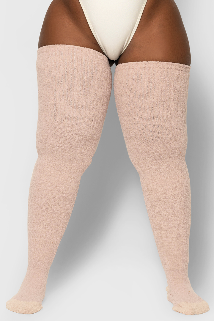 Cozy Dusk Thigh High Socks