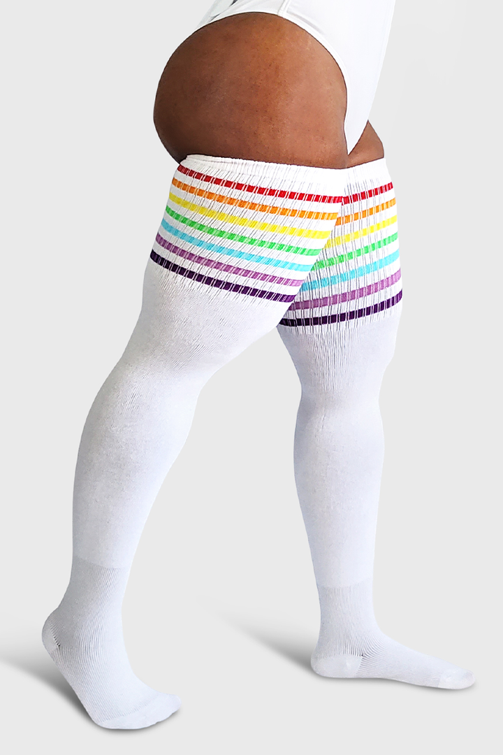 Thunda Tūbbies - Rainbow (White)