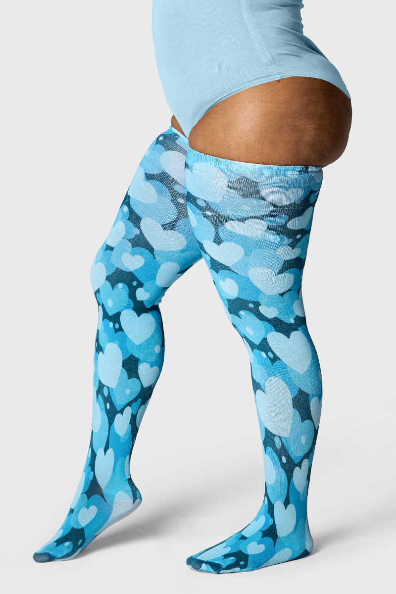 Frosted Heart Onesie + Sock Set