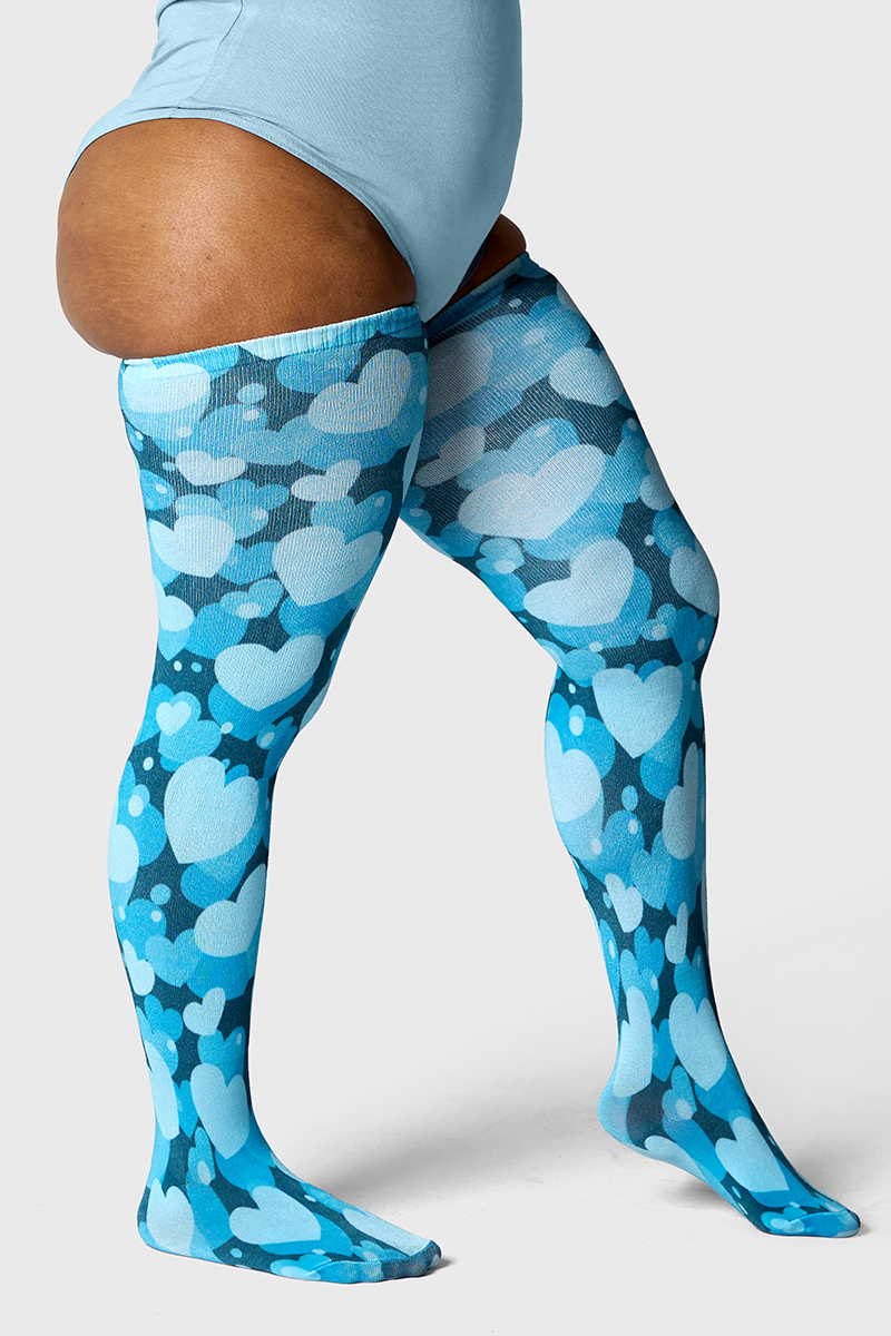 Frosted Heart Onesie + Sock Set