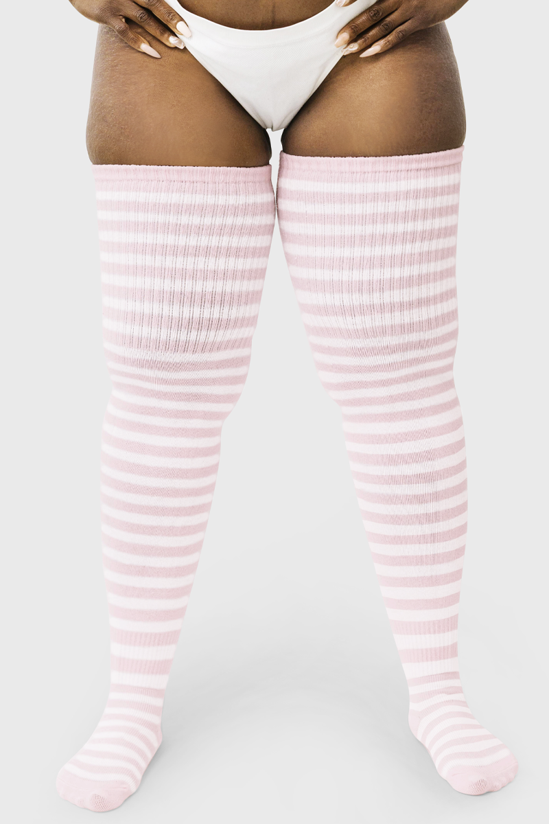 Claudia: Red NetYou Bet! Petite to Plus Size Thigh Highs