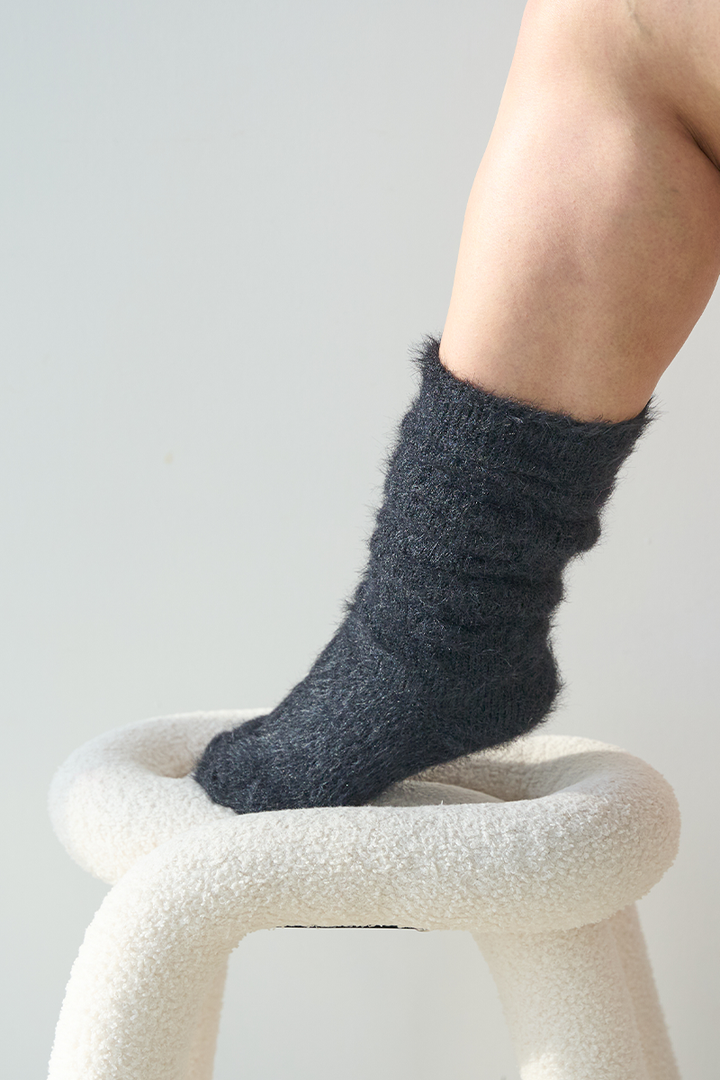 Thunda Slouch - Mohair - Black