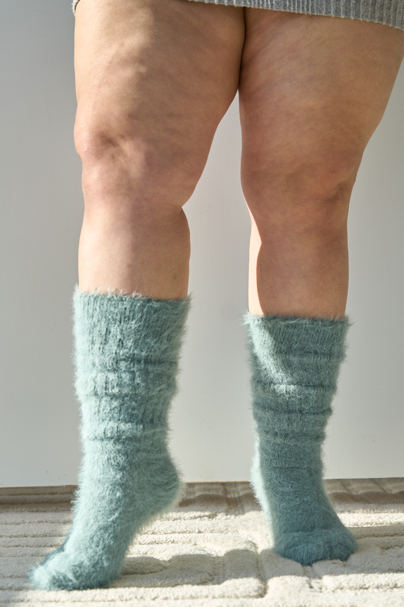 Thunda Slouch - Mohair - Glacier Blue