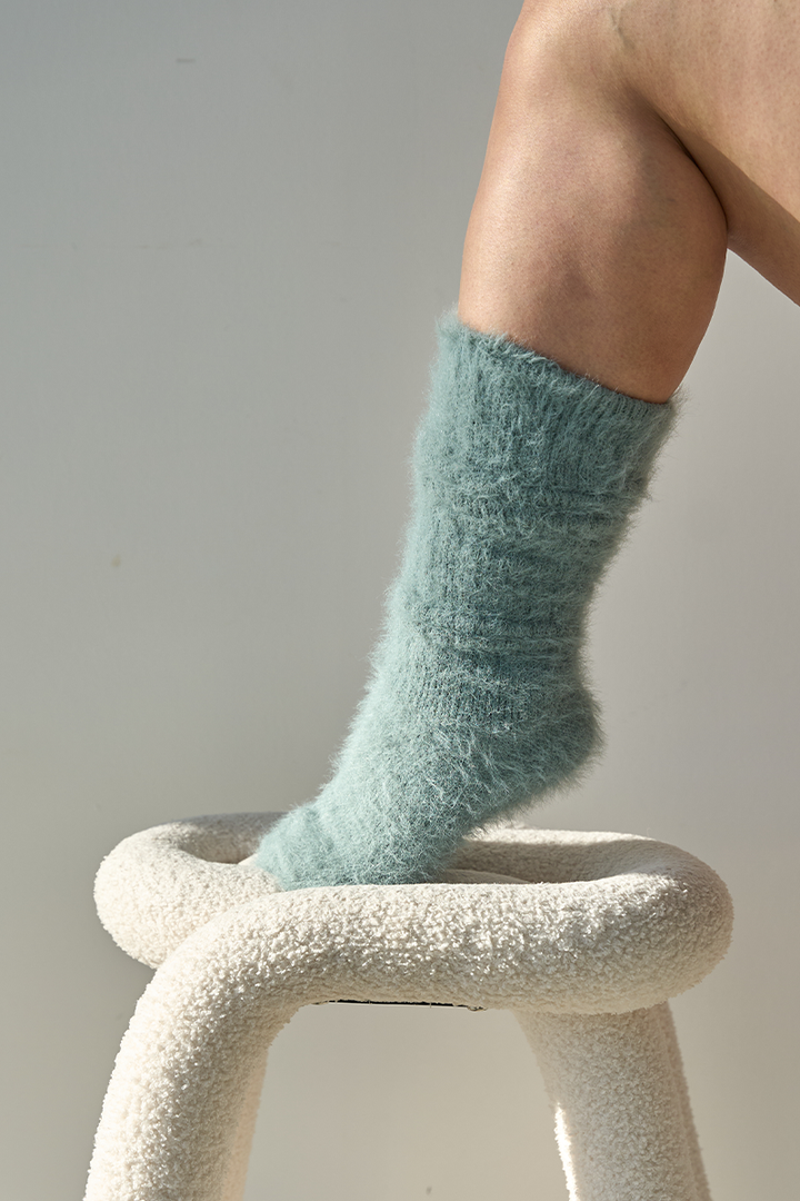 Thunda Slouch - Mohair - Glacier Blue