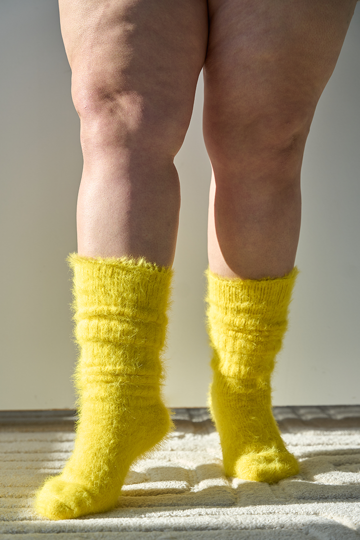 Thunda Slouch - Mohair - Canary