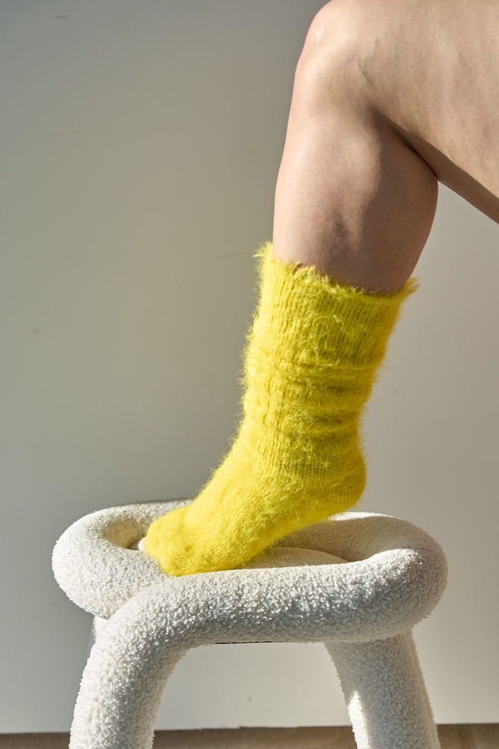 Thunda Slouch - Mohair - Canary