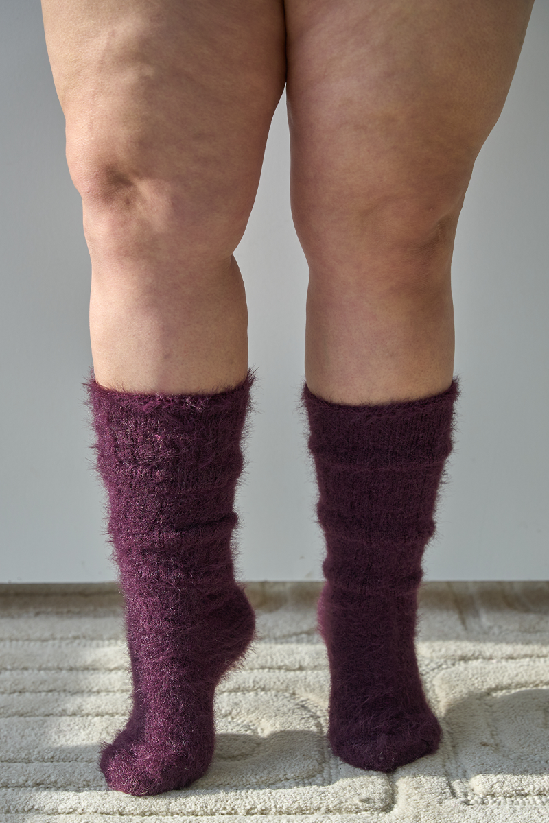 Thunda Slouch - Mohair - Dark Purple