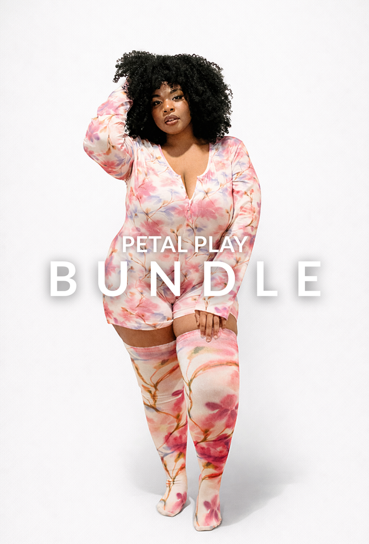 Petal Play Onesie + Sock Set
