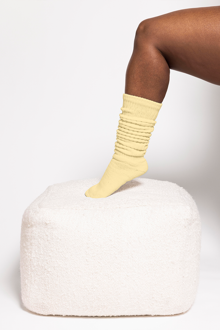 Thunda Slouch - Pale Yellow