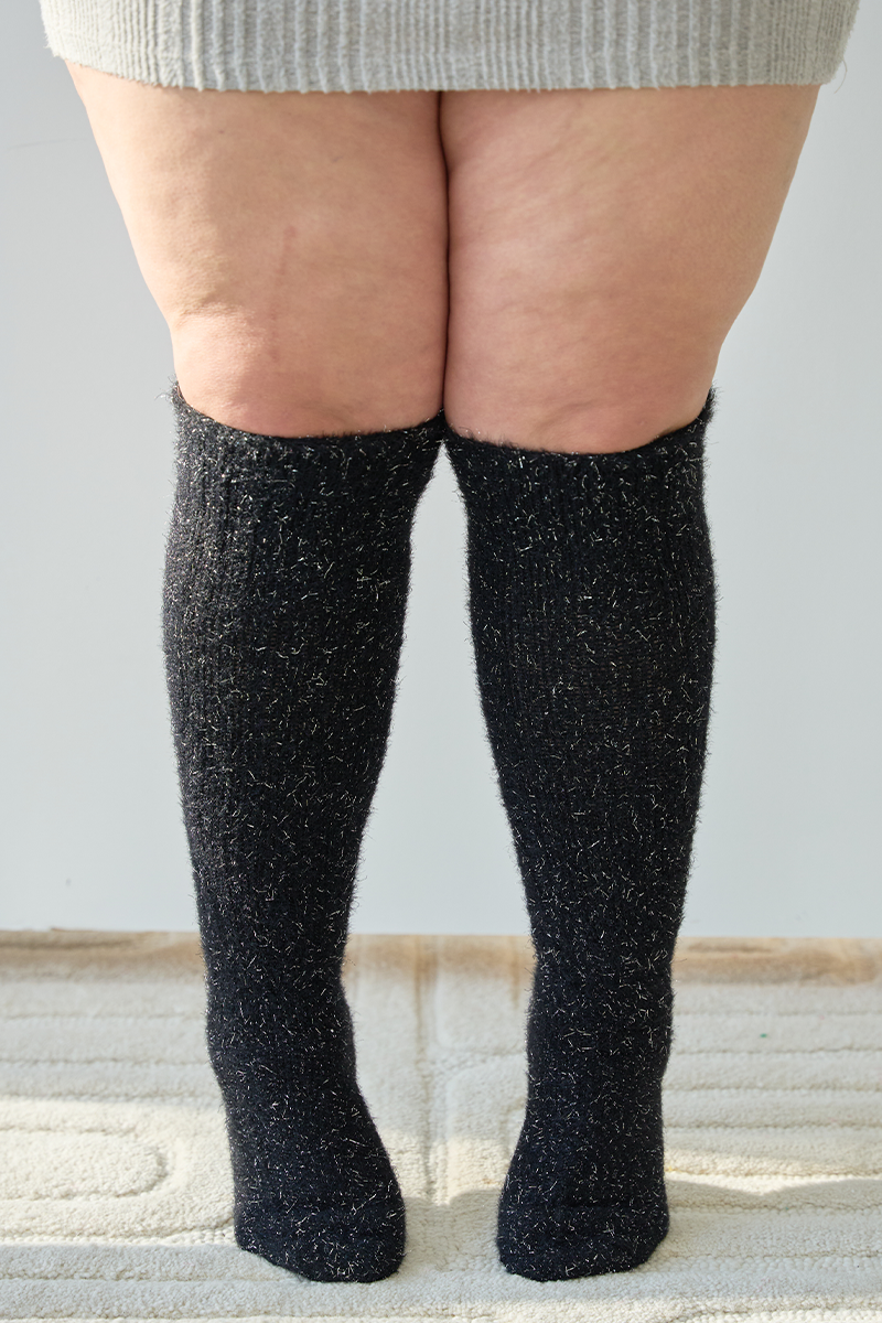 Plus size over the knee high socks clearance