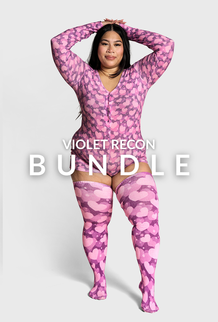 Violet Recon Onesie + Sock Set