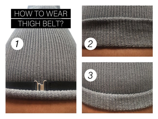 Women's Pink Thigh Belt